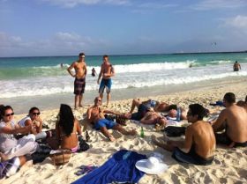 Poker players lazing on the beach at Playa del Carmen, Yucatan, Mexico – Best Places In The World To Retire – International Living